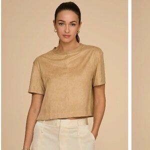 Suede Tan Top Size Small from the Noli Shop.